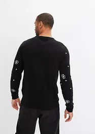 Pull avec motif de Noël, bonprix