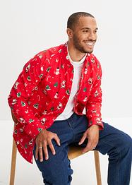Chemise manches longues avec motif de Noël, bpc bonprix collection