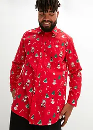 Chemise manches longues avec motif de Noël, bonprix