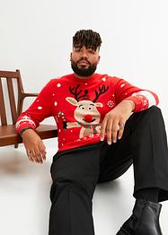 Pull avec motif de Noël, bpc bonprix collection