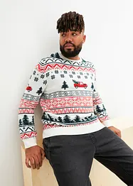 Pull de Noël en fine maille, bonprix