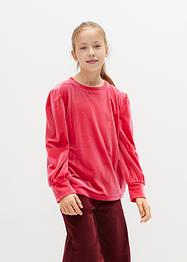 T-shirt manches longues fille en velours, bpc bonprix collection