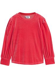 T-shirt manches longues fille en velours, bpc bonprix collection