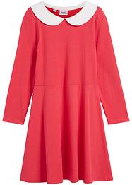 Robe en jersey manches longues filles avec col, bpc bonprix collection