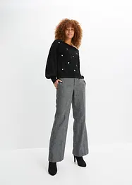 Pull en fine maille de viscose mélangée, bonprix