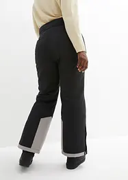 Pantalon de ski thermo fonctionnel coupe haute avec taille confortable, étanche, Straight, bonprix