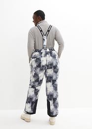 Pantalon thermique fonctionnel de ski, avec bretelles amovibles, imperméable, coupe droite, bpc bonprix collection