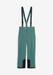 Pantalon de ski thermo avec bretelles amovibles, étanche, Straight, bpc bonprix collection