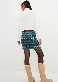 Jupe en coton extensible à imprimé norvégien, bonprix