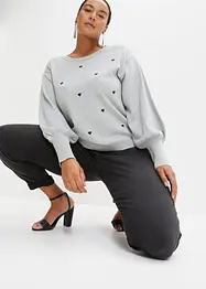 Pull en fine maille de viscose mélangée, bonprix