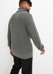 Pull à col châle avec polyester recyclé, bpc bonprix collection