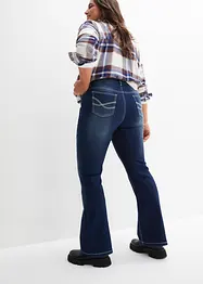 Jean thermo extensible avec intérieur douillet et surface grattée, Bootcut, John Baner JEANSWEAR