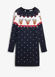 Robe de Noël en maille renne, bonprix