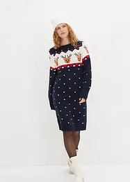 Robe de Noël en maille renne, bonprix