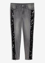 Jean skinny à paillettes, BODYFLIRT