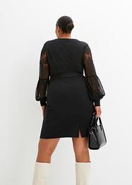 Robe en jersey à manches dentelle, BODYFLIRT