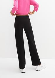 Pantalon en jersey jambes larges, Flared, bpc bonprix collection