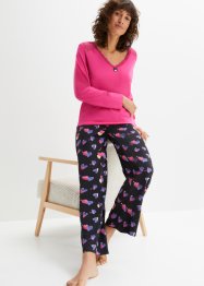 Pyjama à empiècement en dentelle, bpc bonprix collection
