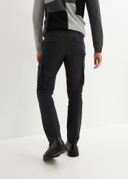 Pantalon cargo à pinces Regular Fit, Tapered, bpc selection