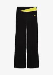 Pantalon de sport en coton, jambes évasées, bonprix