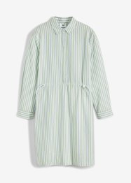 Robe-blouse avec élastique à la taille et poches, longueur genou, bpc bonprix collection