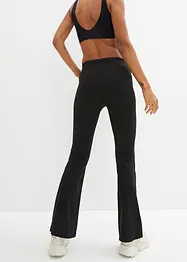 Pantalon de sport sculptant, évasé, bonprix