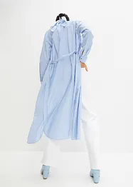 Robe-chemise rayée avec ceinture à nouer, bonprix