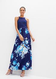 Robe longue estivale avec imprimé floral et empiècement dentelle, BODYFLIRT boutique