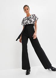 Combi-pantalon portefeuille à imprimé, BODYFLIRT boutique