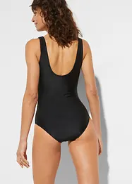 Maillot 1 pièce sculptant, maintien modéré, à fronces, bonprix