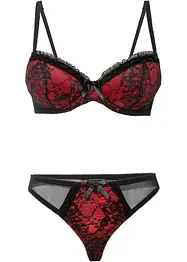 Soutien-gorge avec coques et armatures + string (Ens. 2 pces.), bonprix