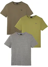 Lot de 3 T-shirts, bonprix