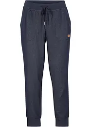 Pantalon 7/8 en molleton aspect jean, bonprix