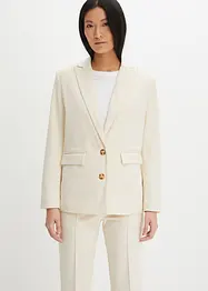 Blazer décontracté avec polyester recyclé, bonprix