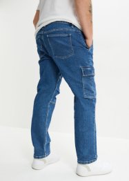 Jean cargo extensible Loose Fit, Straight, RAINBOW