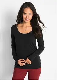 T-shirt manches longues près du corps, bonprix