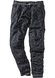 Pantalon de jogging chiné à finitions côtelées, bonprix