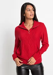 Pull camionneur en maille torsadée, bonprix