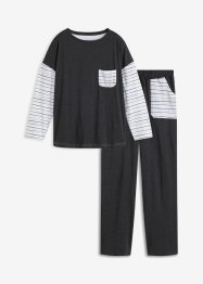 Pyjama avec t-shirt oversized, bpc bonprix collection
