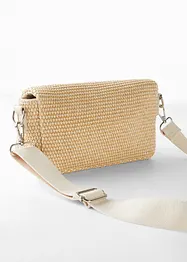 Sac aspect paille avec bandoulière amovible, bonprix