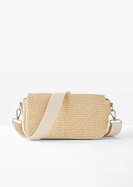 Sac aspect paille avec bandoulière amovible, bonprix