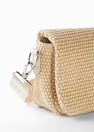 Sac aspect paille avec bandoulière amovible, bonprix