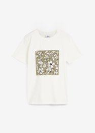 T-shirt à imprimé floral, bonprix