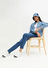 Jean Mom taille haute, extensible, bonprix