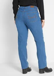 Jean droit taille mi-haute, extensible, bonprix