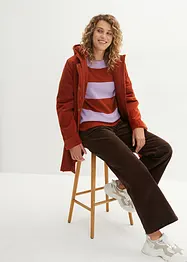 Pull en fine maille à larges rayures, bonprix