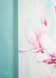 Rideau coulissant en voilage avec imprimé floral (ens. 2 pces), bpc living bonprix collection