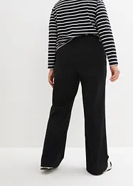 Pantalon extensible en bengaline avec taille réglable, Straight, bonprix