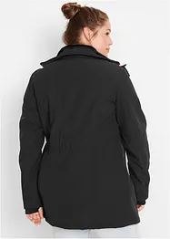 Longue parka en softshell extensible et déperlant, bonprix