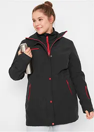 Longue parka en softshell extensible et déperlant, bonprix
